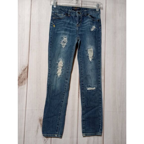 Lucky Brand Jeans Girls 12 Zoe Jegging‎ Distressed - Picture 1 of 8